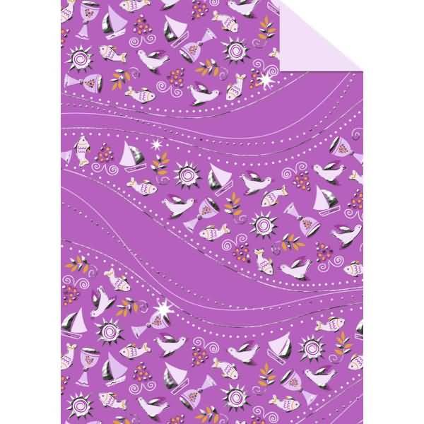 Designkarton 'Glory' brombeer 200g/qm A4 VE=5 Blatt Motiv 3