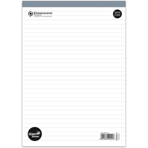 Notizblock A4 liniert 60g/qm 48 Blatt