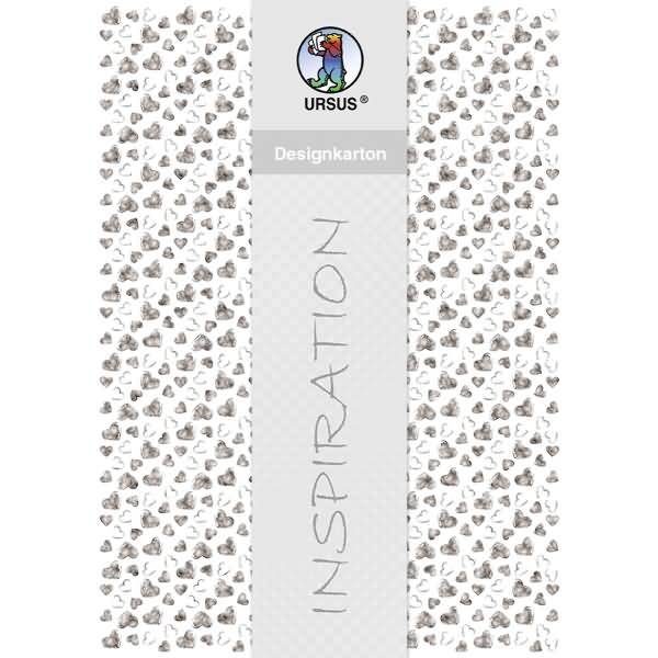 Designkarton 'Silber' 200g/qm A4 VE=5 Blatt Motiv 1