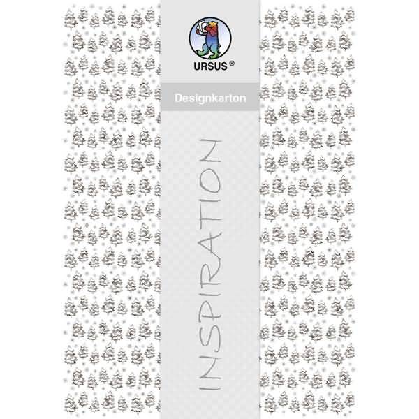 Designkarton silber 200g/qm A4 VE=25 Blatt Motiv 7