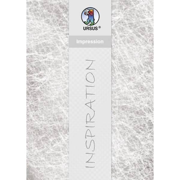 Bastelpapier Impression 310g/qm 23X33cm VE=5 Blatt silber