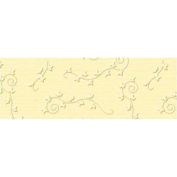 Prägekarton Elegance 220g/qm 23x32cm VE=5 Blatt Efeu chamois