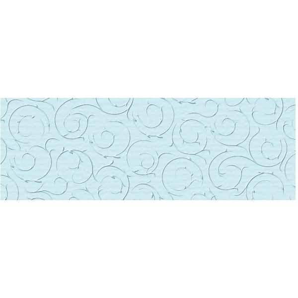 Prägekarton Elegance 220g/qm 23x32cm VE=5 Blatt Barock hellblau