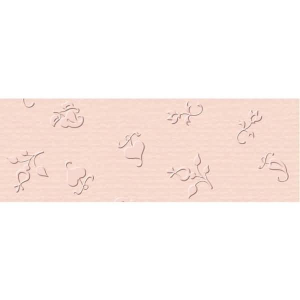 Prägekarton Elegance 220g/qm 23x32cm VE=5 Blatt Bouquet lachs