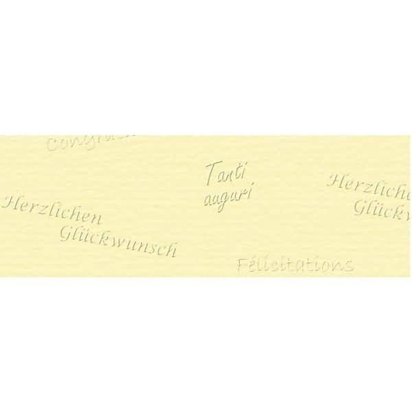 Prägekarton Elegance 220g/qm 23x32cm VE=5 Blatt Glückwünsche chamois