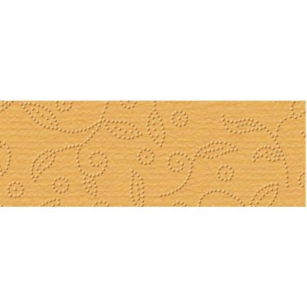 Prägekarton Elegance 220g/qm 23x32cm VE=5 Blatt Ranken goldgelb