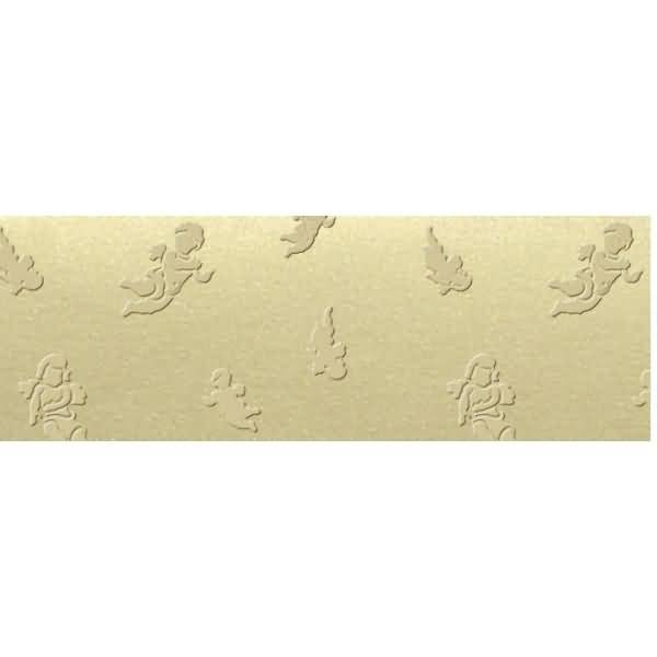 Prägekarton Elegance 220g/qm 23x32cm VE=5 Blatt Engel gold matt