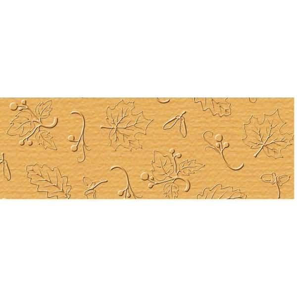 Prägekarton Elegance 220g/qm 23x32cm VE=5 Blatt natur goldgelb