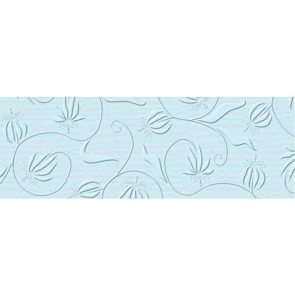 Prägekarton Elegance 220g/qm 23x32cm VE=5 Blatt Nostalgie hellblau