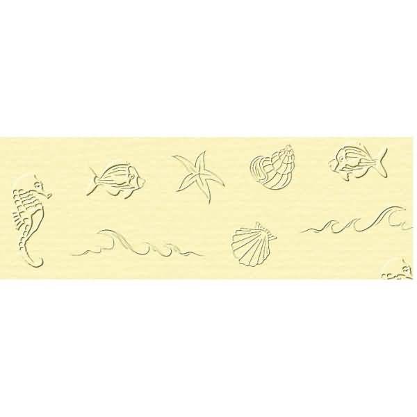 Prägekarton Elegance 220g/qm 23x32cm VE=5 Blatt Maritim chamois