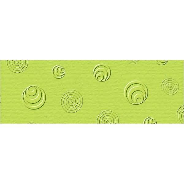 Prägekarton Elegance 220g/qm 23x32cm VE=5 Blatt Retro hellgrün