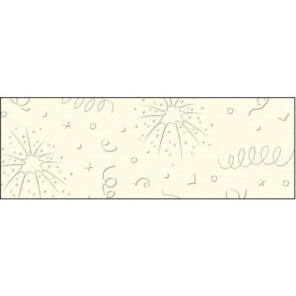 Prägekarton Elegance 220g/qm 23x32cm VE=5 Blatt Party elfenbein