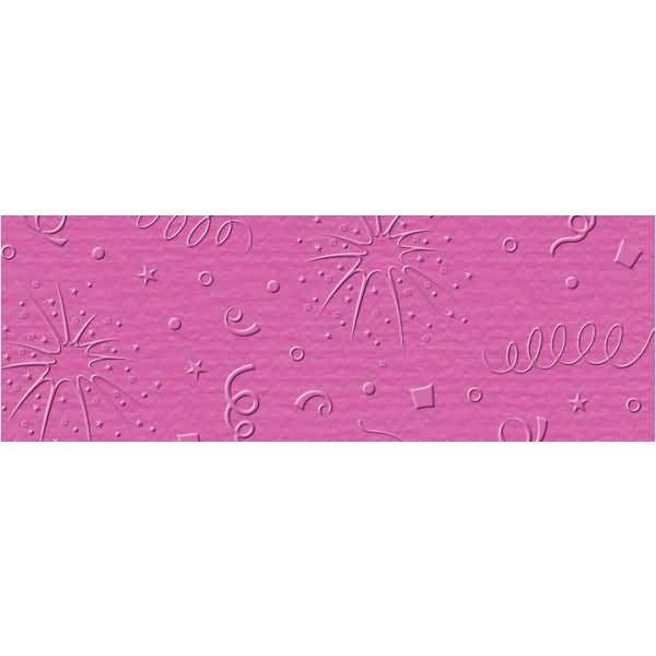 Prägekarton Elegance 220g/qm 23x32cm VE=5 Blatt Party pink