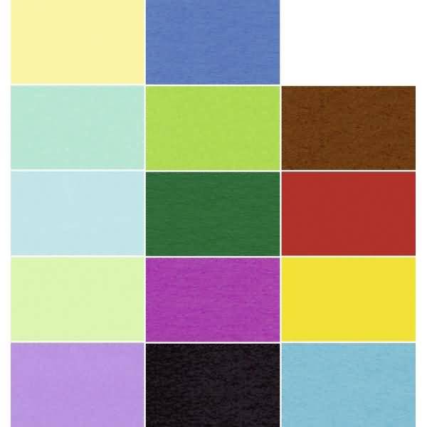 Tonkarton 220g/qm A4 VE=100 Bogen 10 Farben sortiert