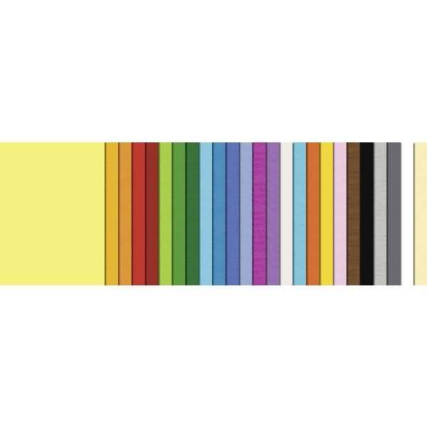 Tonkarton Block Super 220g/qm 24x34cm VE=25 Bogen 25 Farben sortiert