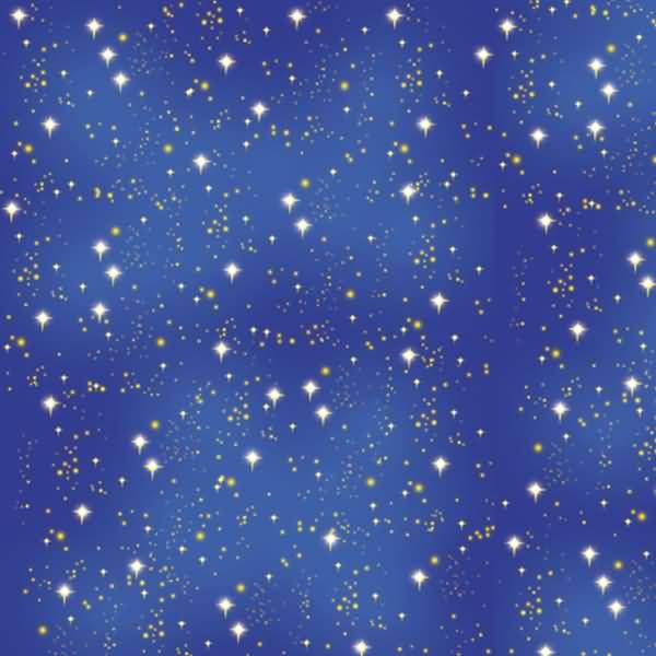 Fotokarton Scapbook Paper 300g/qm 12x12 Zoll VE=5 Bogen Sternenhimmel