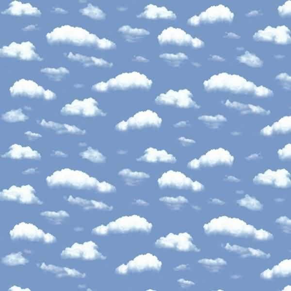 Fotokarton Scapbook Paper 300g/qm 12x12 Zoll VE=5 Bogen Wolken