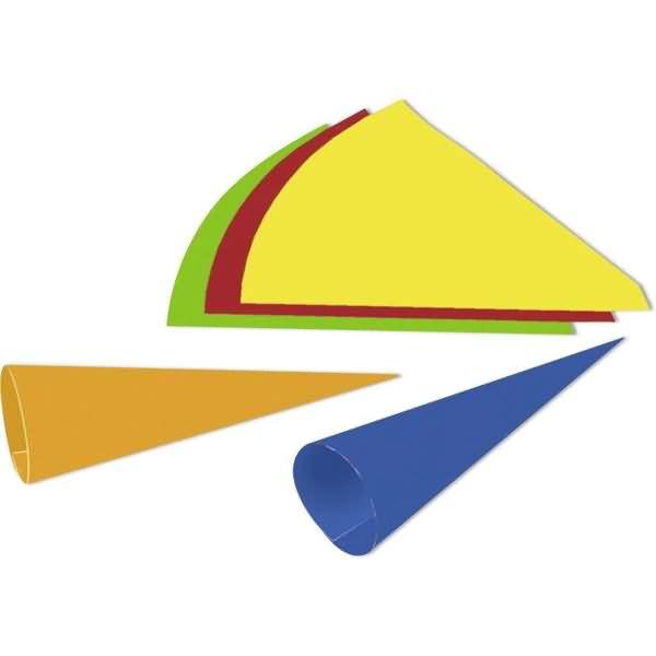 Schultüten Fotokarton 41cm VE=10 Stück königsblau