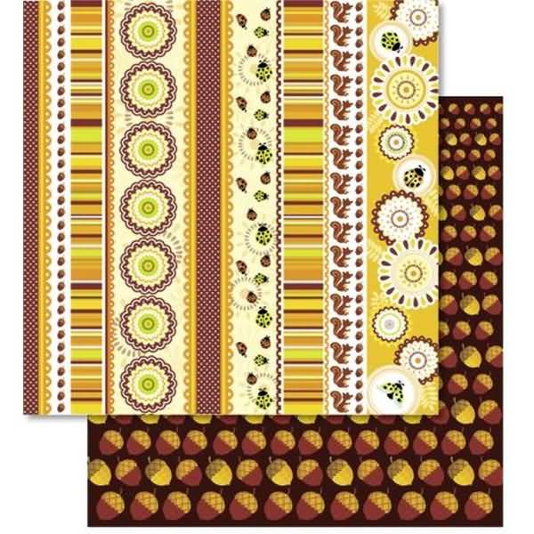 Scrapbook Paper Premium Glitter 30,5x30,5cm VE=5 Blatt Motiv 117