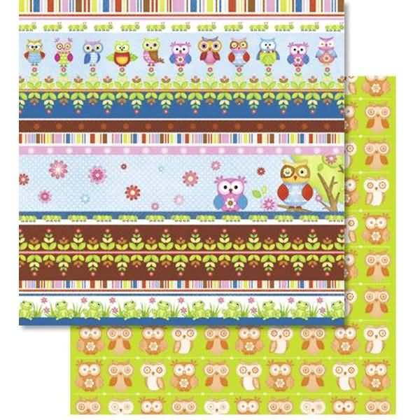 Scrapbook Paper Premium Glitter 30,5x30,5cm VE=25 Blatt Motiv 124