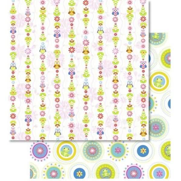 Scrapbook Paper Premium Glitter 30,5x30,5cm VE=5 Blatt Motiv 125