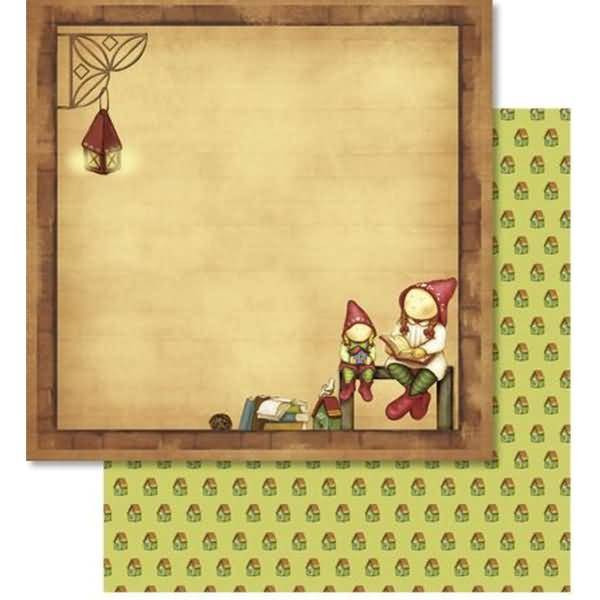 Scrapbook Paper Premium Glitter 30,5x30,5cm VE=25 Blatt Motiv 129