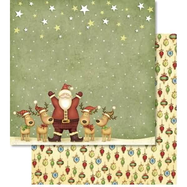 Scrapbook Paper Premium Glitter 30,5x30,5cm VE=5 Blatt Motiv 144