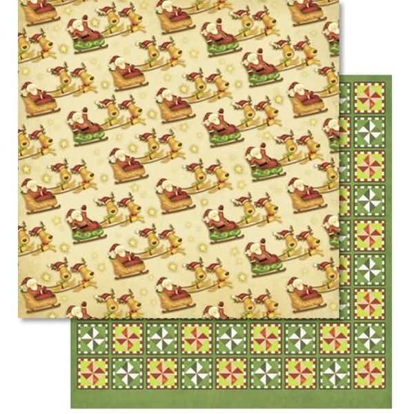 Scrapbook Paper Premium Glitter 30,5x30,5cm VE=5 Blatt Motiv 145