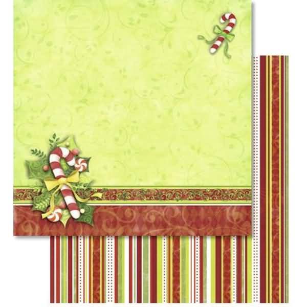 Scrapbook Paper Premium Glitter 30,5x30,5cm VE=5 Blatt Motiv 153