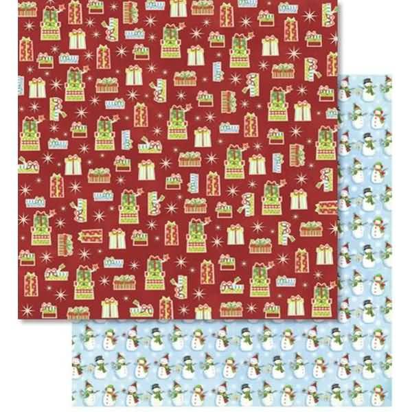 Scrapbook Paper Premium Glitter 30,5x30,5cm VE=25 Blatt Motiv 154