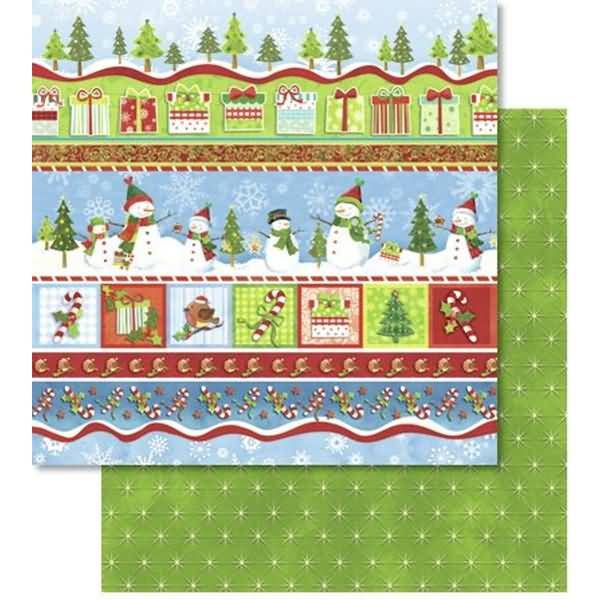 Scrapbook Paper Premium Glitter 30,5x30,5cm VE=25 Blatt Motiv 155
