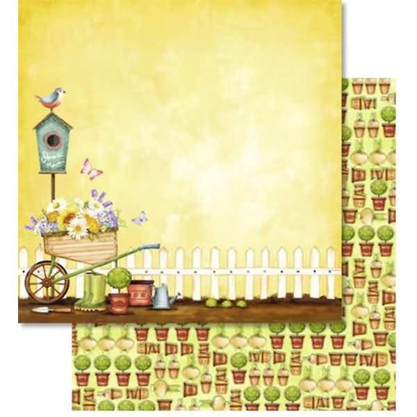 Scrapbook Paper Premium Glitter 30,5x30,5cm VE=25 Blatt Motiv 199