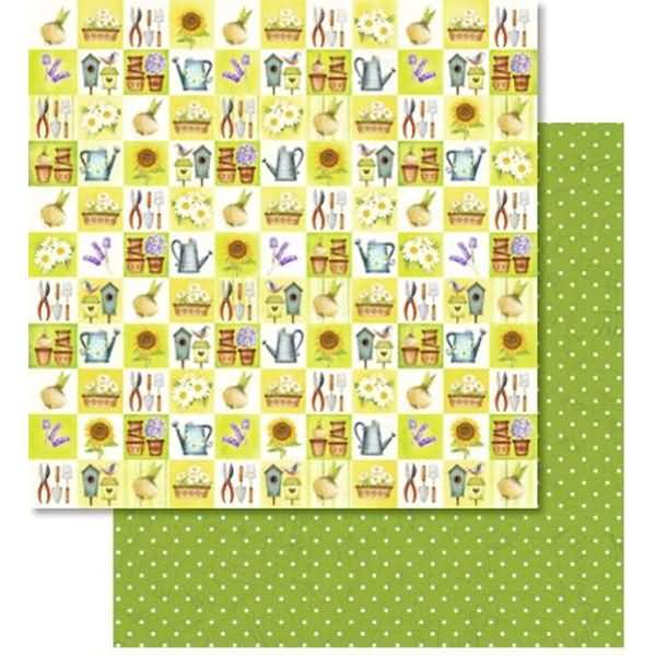 Scrapbook Paper Premium Glitter 30,5x30,5cm VE=5 Blatt Motiv 201