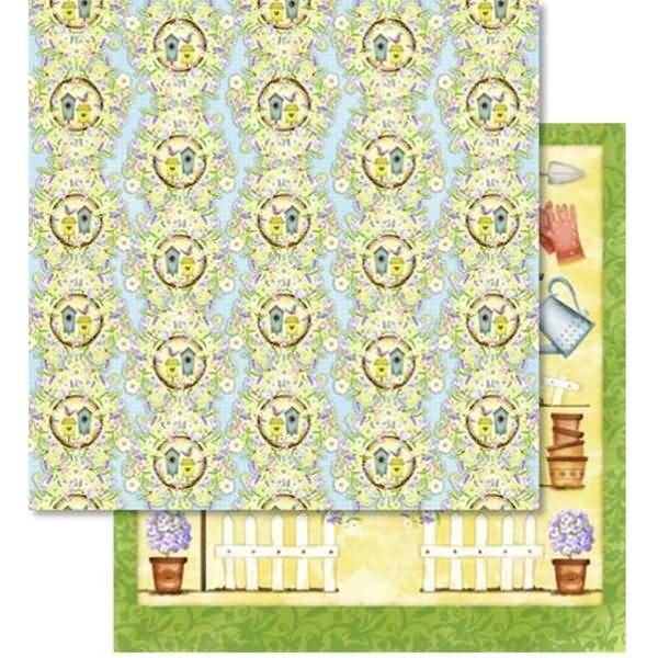 Scrapbook Paper Premium Glitter 30,5x30,5cm VE=5 Blatt Motiv 203