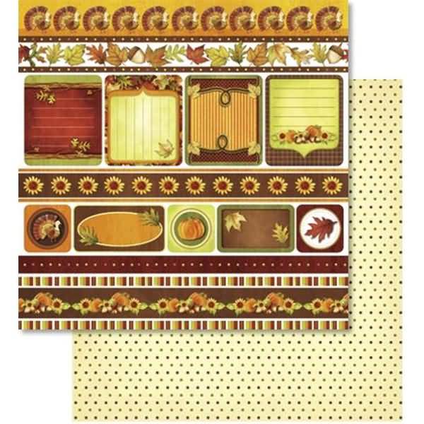 Scrapbook Paper Premium Glitter 30,5x30,5cm VE=5 Blatt Motiv 211
