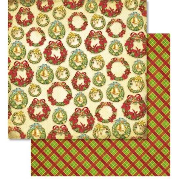 Scrapbook Paper Premium Glitter 30,5x30,5cm VE=5 Blatt Motiv 214