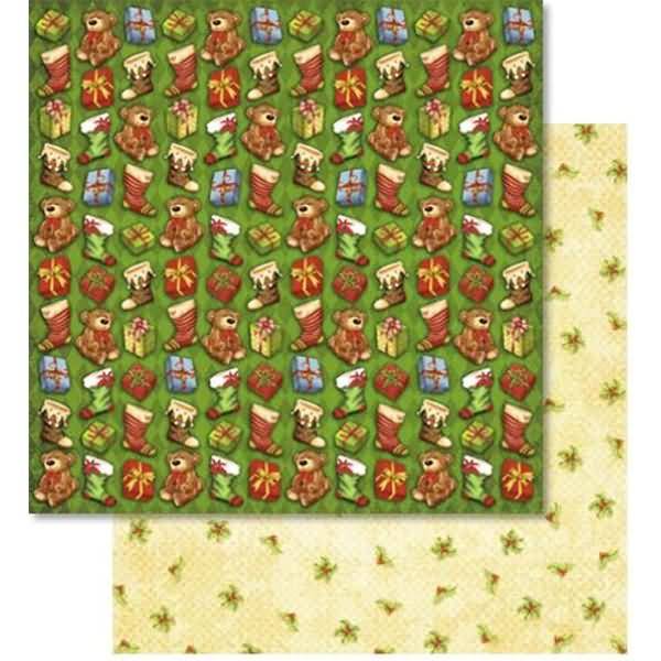 Scrapbook Paper Premium Glitter 30,5x30,5cm VE=5 Blatt Motiv 215