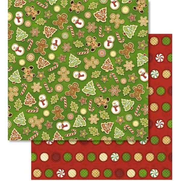 Scrapbook Paper Premium Glitter 30,5x30,5cm VE=25 Blatt Motiv 221