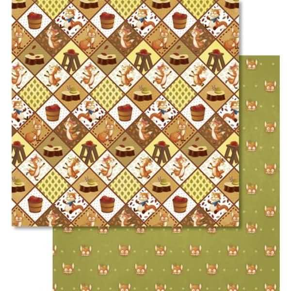 Scrapbook Paper Premium Glitter 30,5x30,5cm VE=5 Blatt Motiv 306