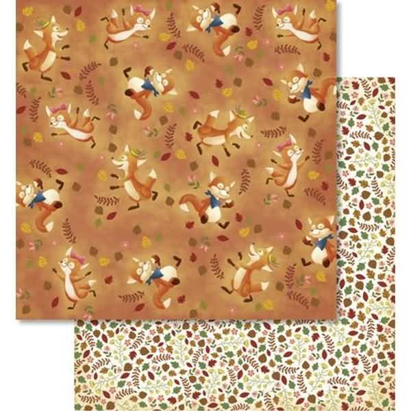 Scrapbook Paper Premium Glitter 30,5x30,5cm VE=5 Blatt Motiv 307
