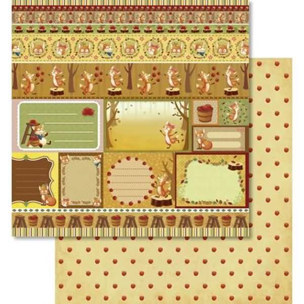 Scrapbook Paper Premium Glitter 30,5x30,5cm VE=5 Blatt Motiv 310