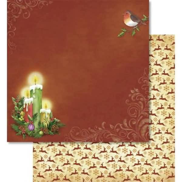 Scrapbook Paper Premium Glitter 30,5x30,5cm VE=5 Blatt Motiv 311