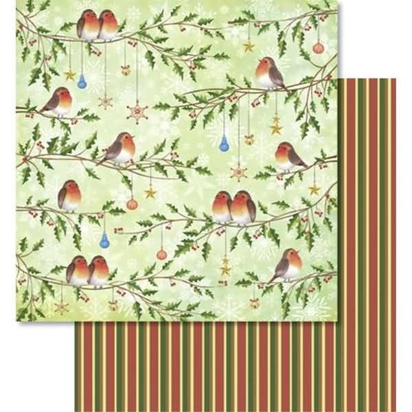 Scrapbook Paper Premium Glitter 30,5x30,5cm VE=5 Blatt Motiv 312