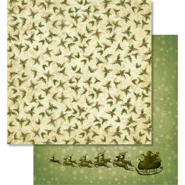Scrapbook Paper Premium Glitter 30,5x30,5cm VE=5 Blatt Motiv 313