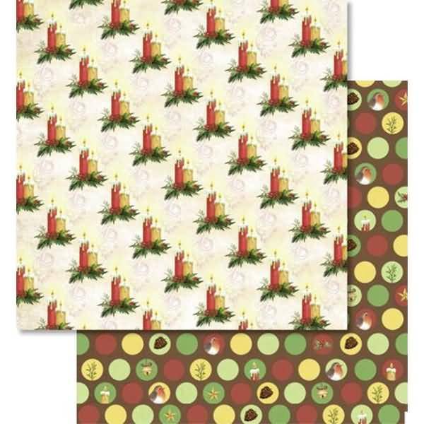 Scrapbook Paper Premium Glitter 30,5x30,5cm VE=5 Blatt Motiv 314