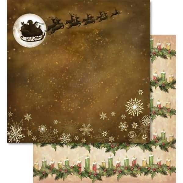 Scrapbook Paper Premium Glitter 30,5x30,5cm VE=25 Blatt Motiv 315