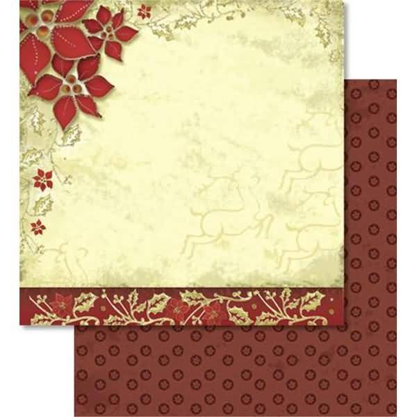 Scrapbook Paper Premium Glitter 30,5x30,5cm VE=5 Blatt Motiv 68
