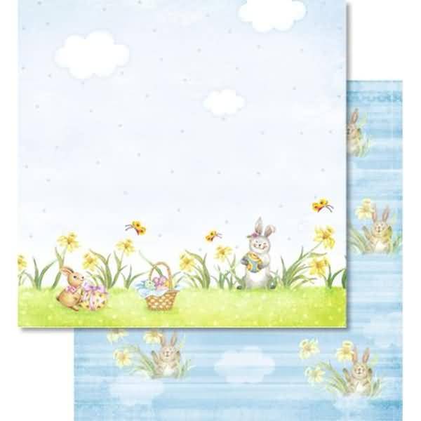 Scrapbook Paper Premium Glitter 30,5x30,5cm VE=25 Blatt Motiv 115