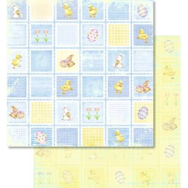 Scrapbook Paper Premium Glitter 30,5x30,5cm VE=25 Blatt Motiv 117