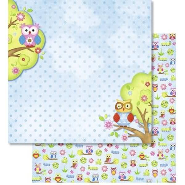 Scrapbook Paper Premium Glitter 30,5x30,5cm VE=25 Blatt Motiv 126